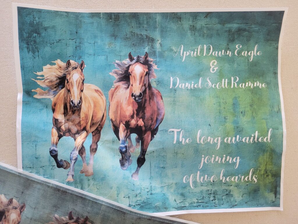 Label printed on copier paper with inkjet ink.